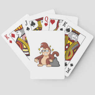 Jeu De Cartes Singe avec lunettes de soleil