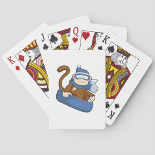 Jeu De Cartes Singe comme Snowboardeur avec Sonowboard.PNG