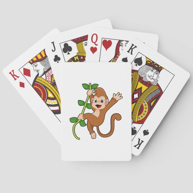 Jeu De Cartes Singe dans la jungle (dos)
