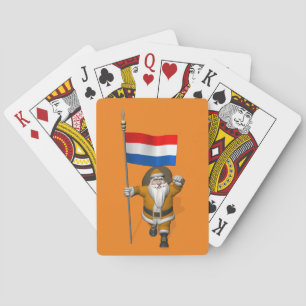 Jeu De Cartes Sinterklaas Avec Ensigne De Pays-Bas