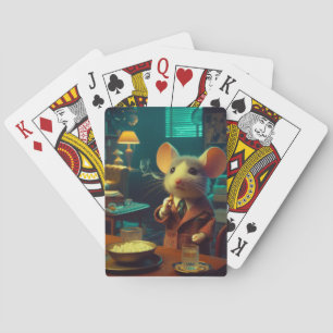 Jeu De Cartes Sir Mouse dans une veste à fumer