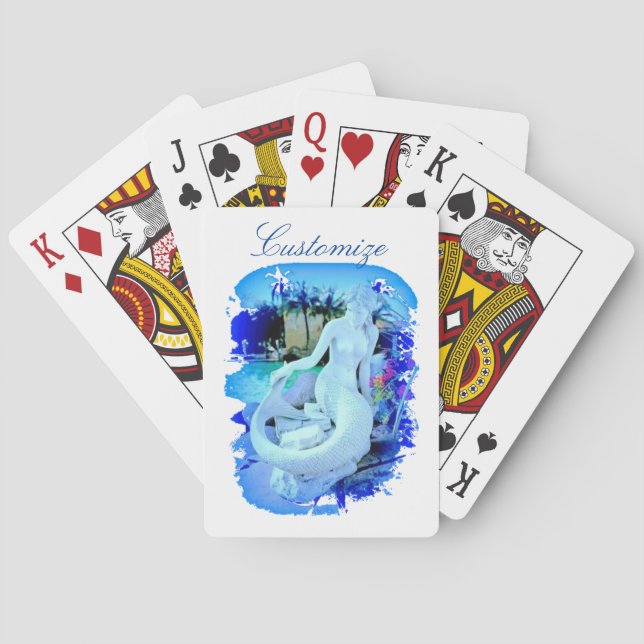 Jeu De Cartes Sirène blanche assise Thunder_Cove (dos)