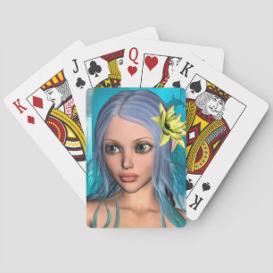 Jeu De Cartes Sirène bleue