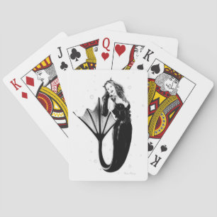 Jeu De Cartes Sirène foncée Jouer des cartes