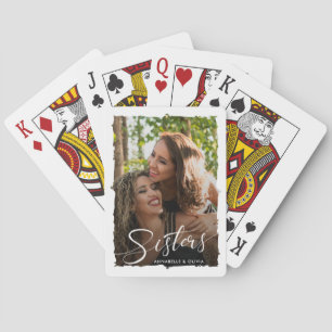 Jeu De Cartes Sisters Script Photo moderne 