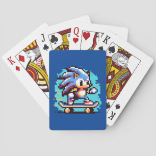 Jeu De Cartes Skate Hérisson Pixel Art Fast & Fun Skateboard