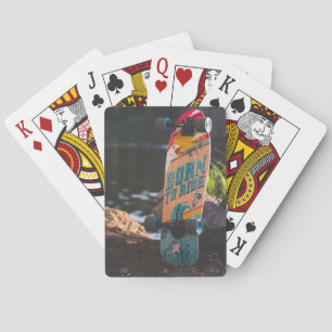 Jeu De Cartes Skateboard Né À Ride
