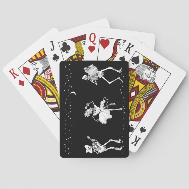 Jeu De Cartes Skeletons dansants (dos)