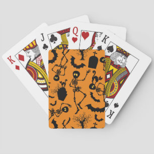 Jeu De Cartes Skeletons d'Halloween Macabre Dance