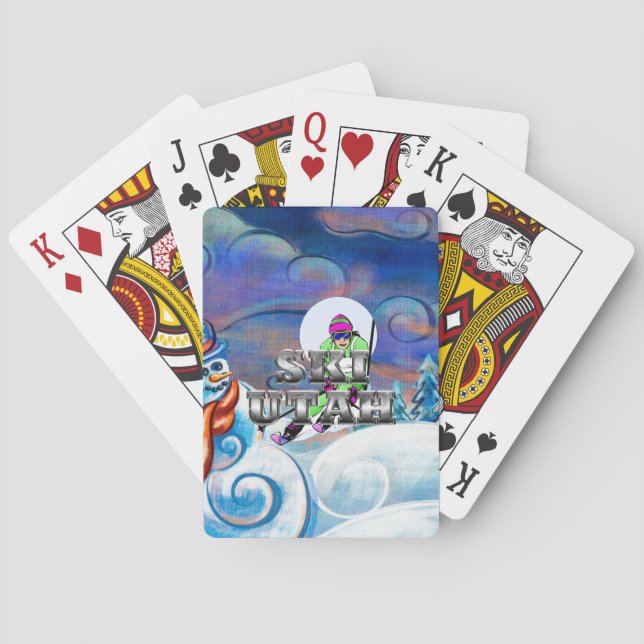 Jeu De Cartes Ski SUPÉRIEUR Utah (dos)