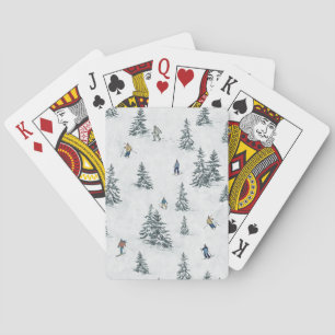 Jeu De Cartes Skieurs alpins et yétis cachés - Ski alpin