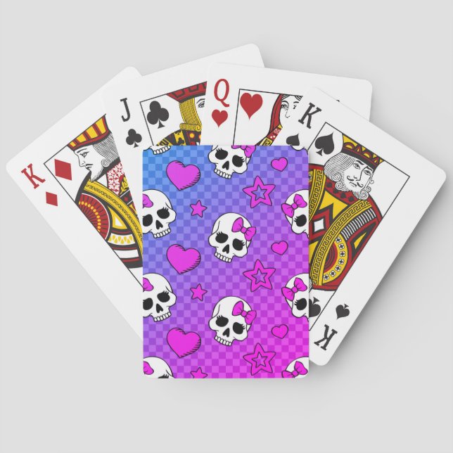 Jeu De Cartes Skully Pop Kawaii (dos)