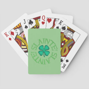 Jeu De Cartes Slainte green Poker jouer aux cartes