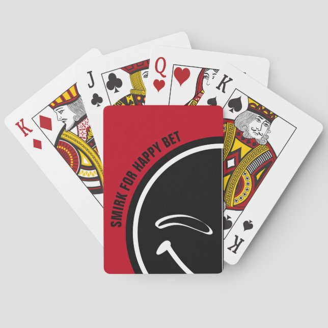 Jeu De Cartes Smirk pour Happy Bet (dos)