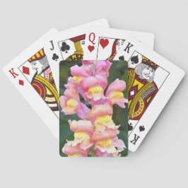 Jeu De Cartes Snapdragon rose et jaune Floral