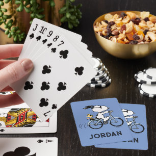 Jeu De Cartes Snoopy & Woodstock Bicyclettes de jeu