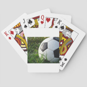 Jeu De Cartes Soccer~ Boule de pied dans le champ