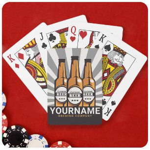 Jeu De Cartes Société de brasserie artisanale personnalisée