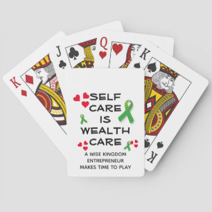 Jeu De Cartes SOINS DE SANTÉ Mentale AUTO-SOINS DE RICHESSE Chri