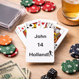 Jeu De Cartes Soirée de football personnalisée en Hollande