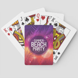 Jeu De Cartes Soirée d'été de plage