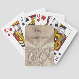 Jeu De Cartes Soixantième faveurs ou cadeau de fête