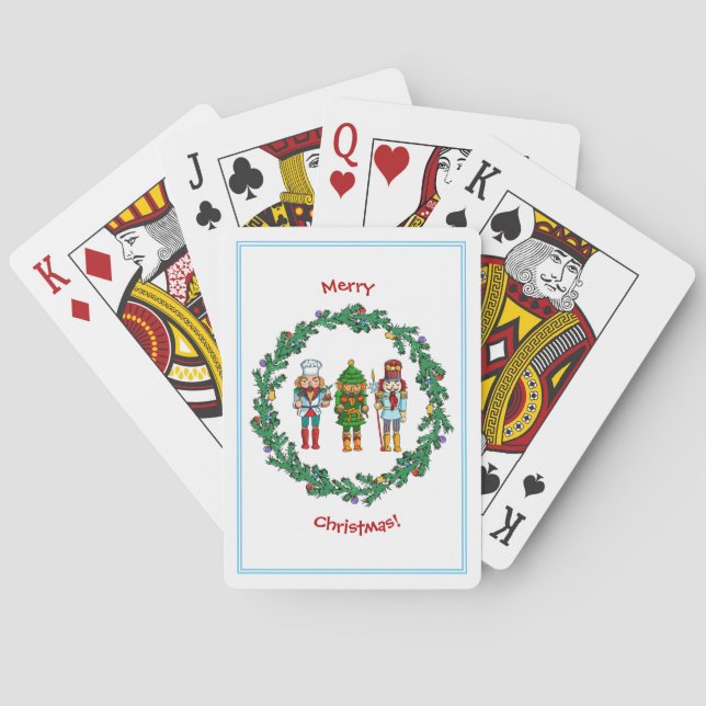 Jeu De Cartes Soldats du Jouet de Noël (dos)