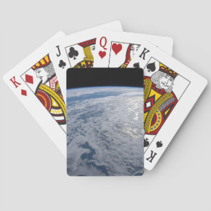 Jeu De Cartes Soleil Brillant Sur L'Océan Pacifique Sud.