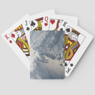 Jeu De Cartes Soleil Sur Les Eaux De La Terre.