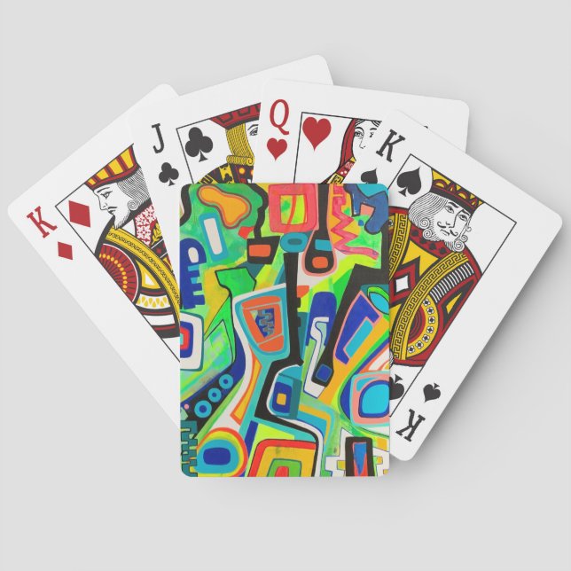 Jeu De Cartes Son Garçon Elroy Jouer Des Cartes (dos)