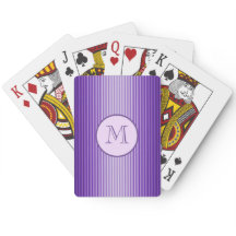 Sophistication Snazzy Purple Stripes Personnalisé