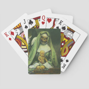 Jeu De Cartes Sorcière Zombie Jouer des cartes