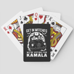 Jeu De Cartes Sortez nous votons pour Kamala Halloween