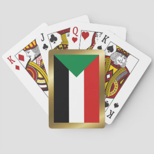 Jeu De Cartes Soudan Drapeau Jouer des cartes
