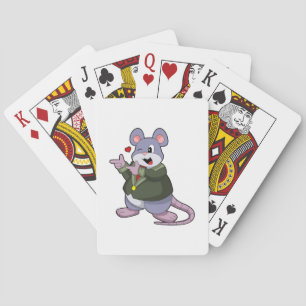Jeu De Cartes Souris comme marié avec costume