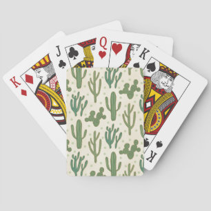 Jeu De Cartes Southwest Geo Step   Desert Cactus Pattern