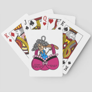 Jeu De Cartes Soutiens-gorge et humour de rides