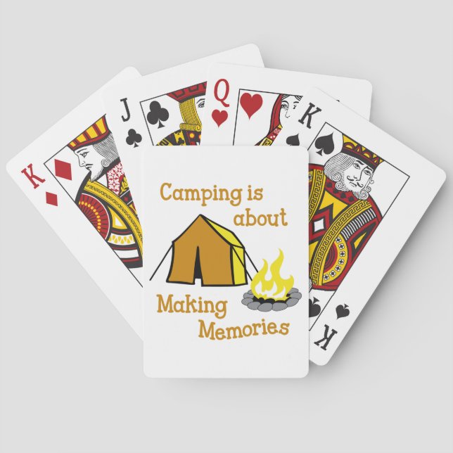 Jeu De Cartes Souvenirs du camping (dos)