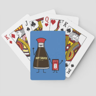 Jeu De Cartes Soy Sauce Bottle Paquet enfant condiment asiatique