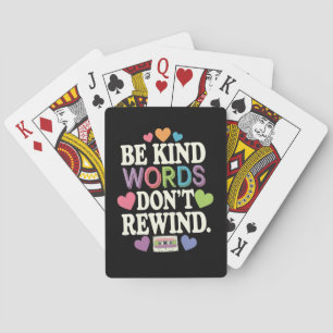 Jeu De Cartes Soyez des mots gentils ne remuez pas drôle