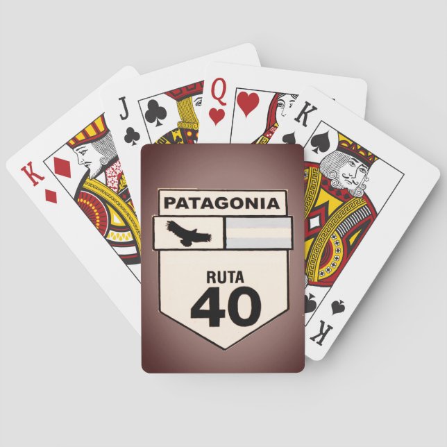 Jeu De Cartes Soyez gagnant avec ces cartes Ruta 40 (dos)