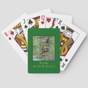 Jeu De Cartes Soyez idiot et inspiré Citation Parrot 