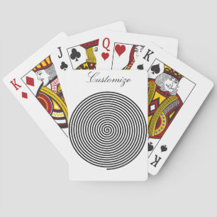 Jeu De Cartes Spirale d'hypnose ronde Thunder_Cove