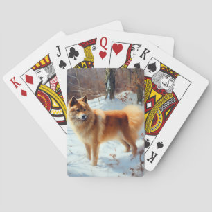 Jeu De Cartes Spitz Finlandais Laisser Neige Noël