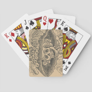 Jeu De Cartes Squelette Dapper (Calavera Catrina) (Crâne Élégant