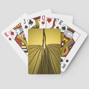 Jeu De Cartes Squelette de feuille