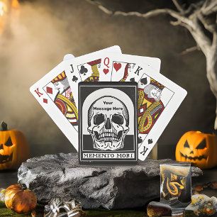 Jeu De Cartes Squelette personnalisé Anniversaire fête d'Hallowe