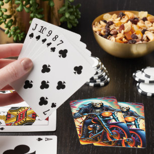 Jeu De Cartes Squelette Traverser la grotte des feux