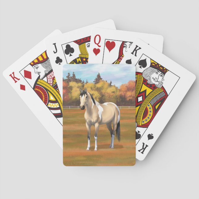 Jeu De Cartes Staillion Cheval Pinto Dun Paint Buckskin (dos)