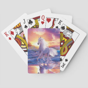 Jeu De Cartes Stallion Blanc Jouer aux cartes